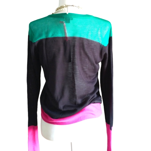 NWT I🖤Ronson Mesh Knit Top - Picture 9 of 13